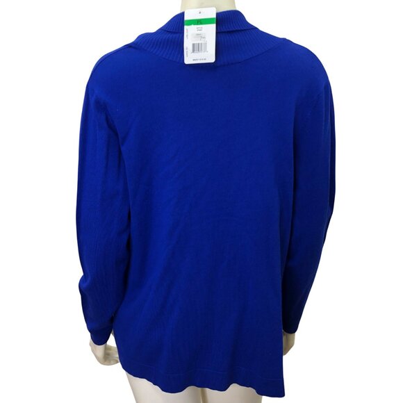 Leo & Nicole Womens Open Cardigan Sweater PL NWT - Picture 4 of 6